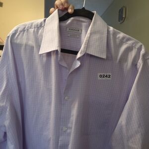 Haggar Men's Lavender Dress Shirt